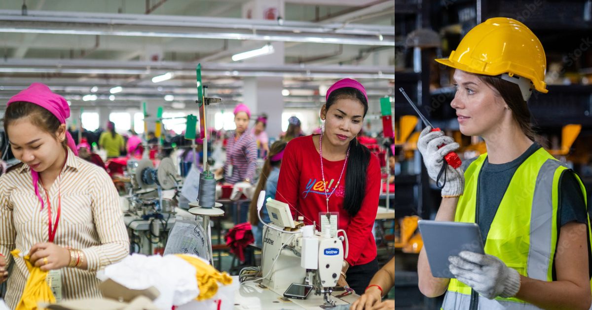 Standing Working Women