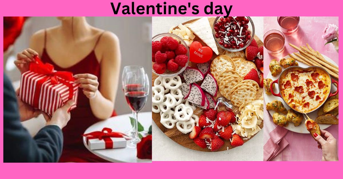 Valentine's day Celebration with Healthy food